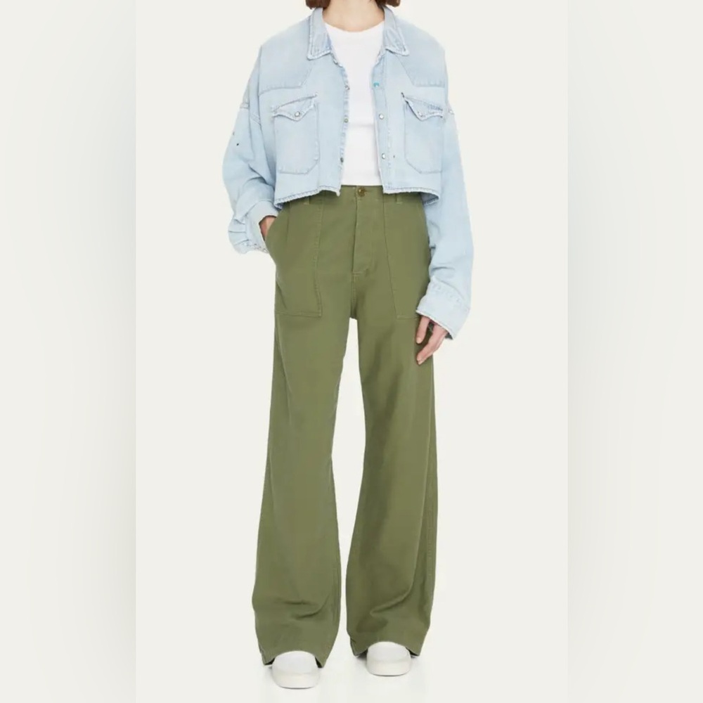 R13 Wide Leg Utility Pant